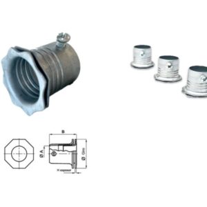 CONECTOR DE HIERRO H° ZINCADO 1 1/2"