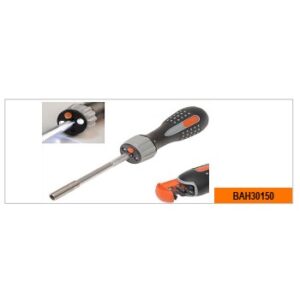 DESTORNILLADOR C/CRIQUE + PUNTAS Y LAMPARA LED 808050L