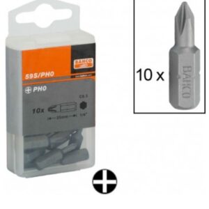 PUNTA PH2 X25 MM ENC 1/4 BLISTERX 10 UNIDADES 59S/PH2-IP