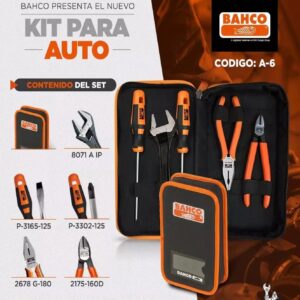 KIT PARA AUTO BAHCO A-6
