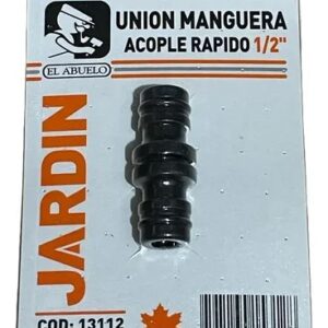 UNION MANGUERA ACOPLE RAP.1/2 EN BLISTER