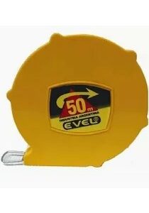 CINTA METRICA FLEJE CROMADO BLISTER INDIVIDUAL 50 MTS