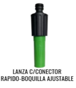 LANZA C/CONECTOR RAPIDO-BOQUILLA AJUSTABLE