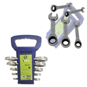 SET DE LLAVES COMBINADAS FIJAS S/CORTA C/CRIQUE 5 PIEZAS 18S-5-H