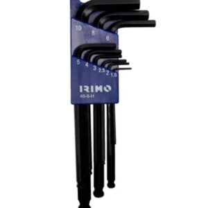SET DE LLAVES ALLEN MILIMETRICAS 9 PIEZAS IRIMO 48-9-H