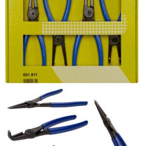 JUEGO DE ALICATES PARA ANILLOS SEEGUER 4P 601911