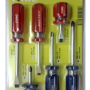 SET DE 6 DESTORNILLADORES EN BLISTER 45-6-B
