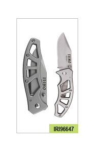 CUCHILLO PLEGABLE ACERO INOX. 670-178-1