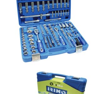 JUEGO DE BOC. Y ACC. ENC 1/4" 3/8" Y 1/2" 173 PIEZAS 130-173-4