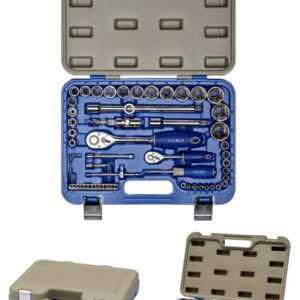 JUEGO DE BOC. Y ACC. ENC 1/2" Y 1/4" 58 PIEZAS 129-58-4