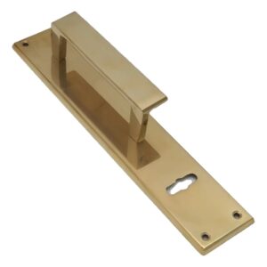 MANIJON BISELADO DE BRONCE PULIDO 220X43